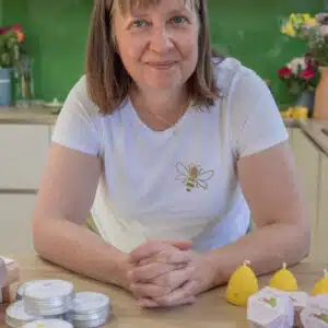 Helen maker and Beekeeper for Mamas Beeswax