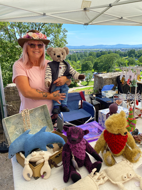 Stallholder at Gwrych Castle Artisan Market - Pedddle Wales Market