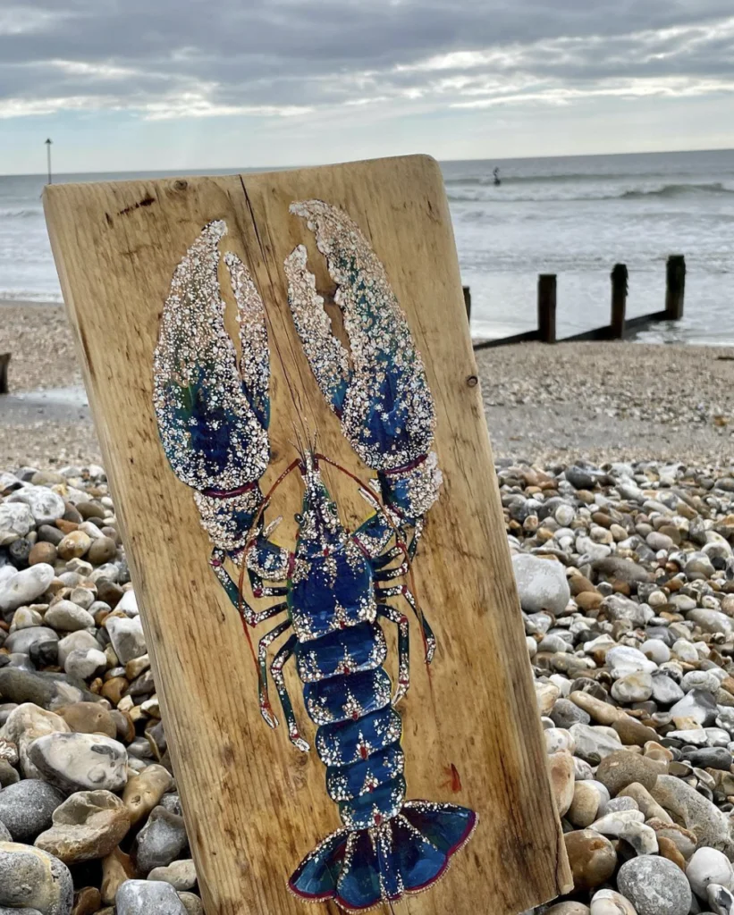 Andy and Rachael Nature Art - Lobster Artwork