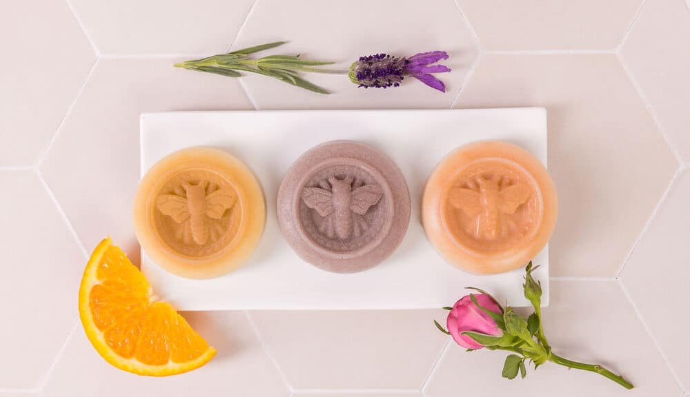 handmade solid lotion bars for deep hydration