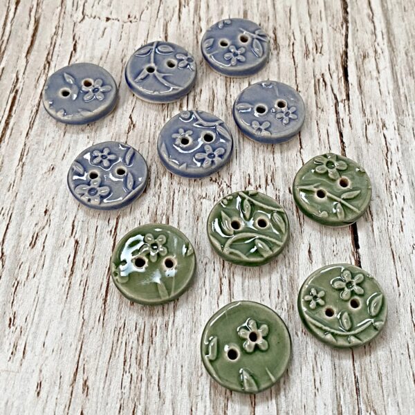 Laurel Tree Pottery Ceramic Buttons