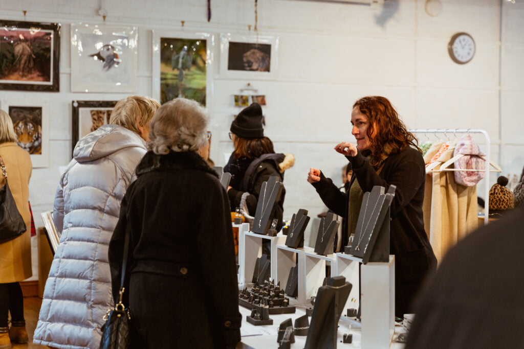 Farnham Maltings Monthly Market - customers
