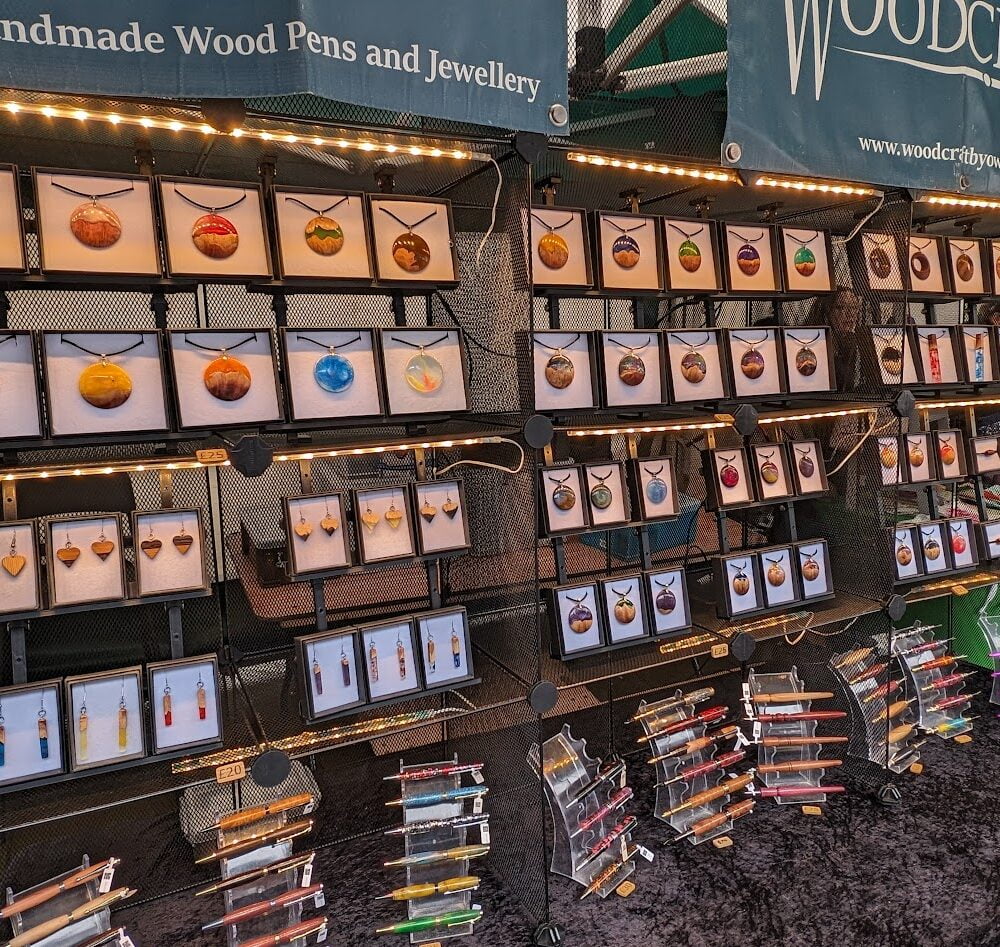 Woodcraft by Owen - Market Stall - booked onto a craft market - craft market stand