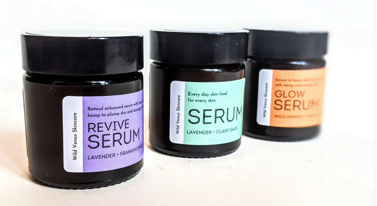 Three serums by Wild Venus.