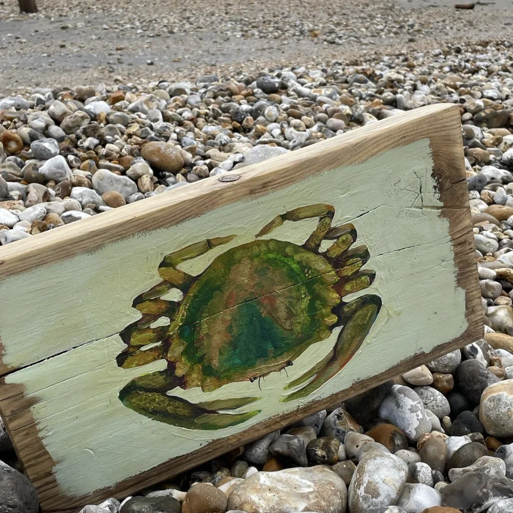 Andy and Rachael Nature Art - Crab Artwork