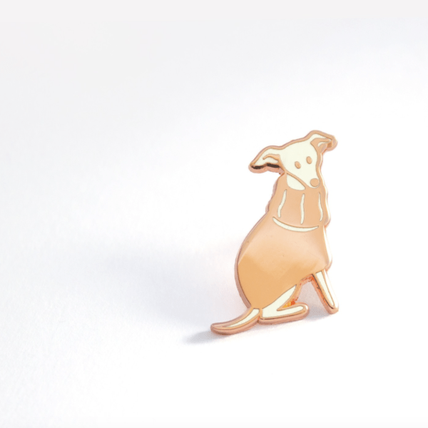 Dog Enamel pin by Keilidh Bradley