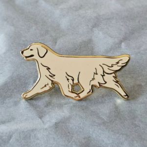 Dog Enamel pin by Keilidh Bradley