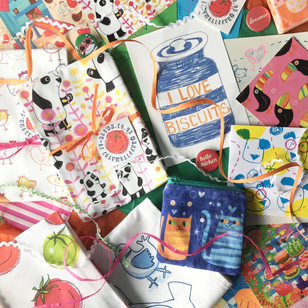 printed items by Jo Brown