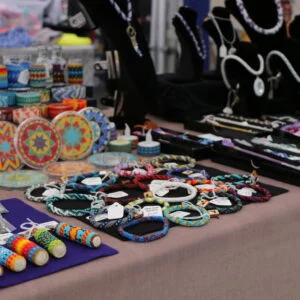 Beaded gifts and jewellery at Farnborough Craft Fayre