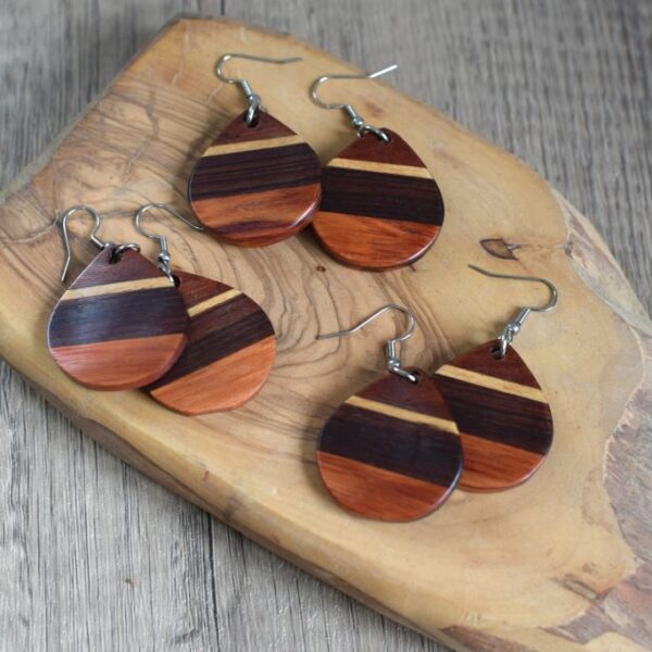 cgwoodcrafts.co.uk, earrings, wooden earrings