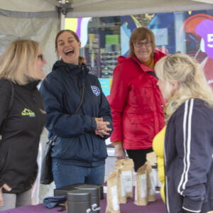 market traders enjoying their day in Whitehaven at Your Local Makers Market by TEGRetail