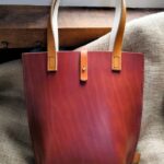 Ashfields Leather, hand made leather tote bag