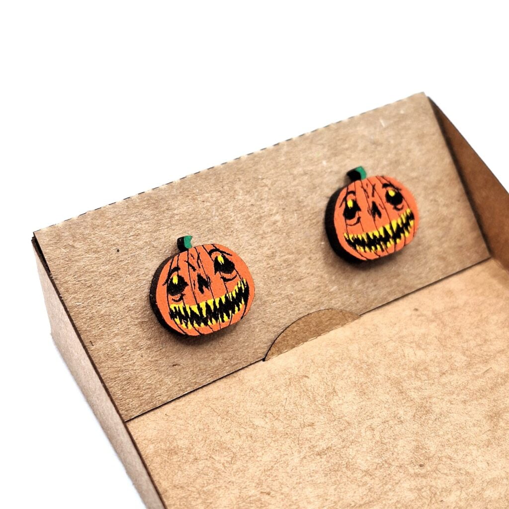 Bearded Moon - Pumpkin Earrings for Pedddle's Autumn & Halloween Gift Guide 2024