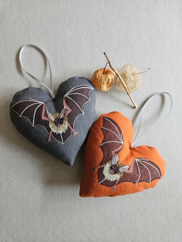 Lellibelle autumn heart hanging decorations for Pedddle's Autumn & Halloween Guide 2024