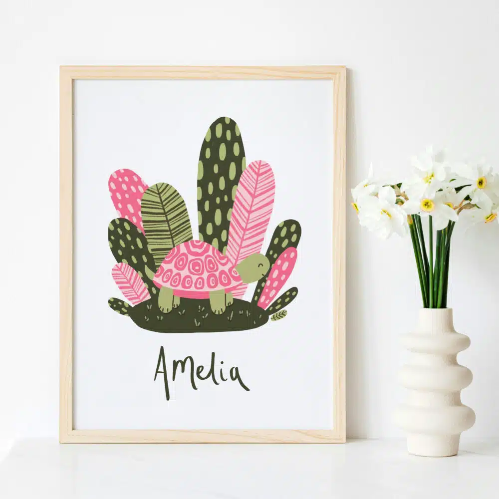 personalised nursery art