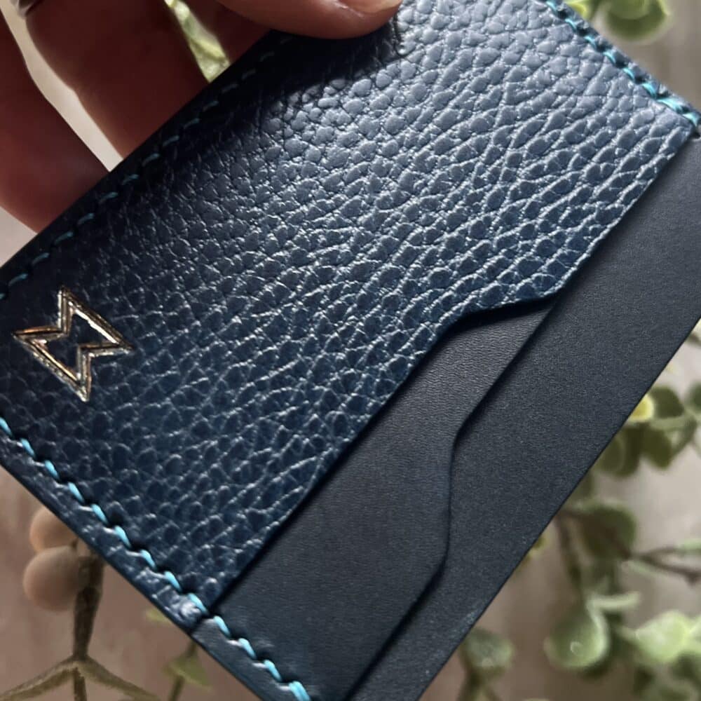 Morgan + Wells leather card holder wallet