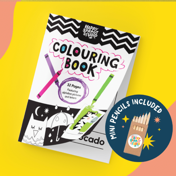 Colouring book, Happy Sprout Studio