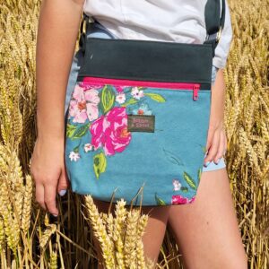 Bobbin and Spool, sustainably handmade slim cross body bag