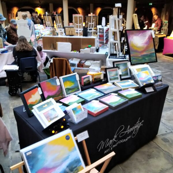 A stall at Leeds Corn Exchange