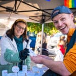 Sophie's Delight Vegan cheese at Vegan Market by Vegan Fairs Cirencester Vegan Market