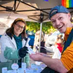 Sophie's Delight Vegan cheese at Vegan Market by Vegan Fairs Cirencester Vegan Market