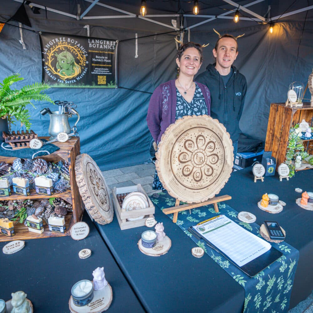 Langtree Botanics Candlemakers at Vegan Market by Vegan Fairs