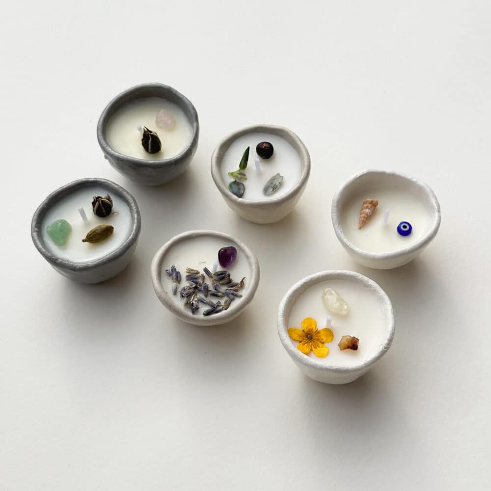 Burning Bright, Mini Pinch Pot Candles