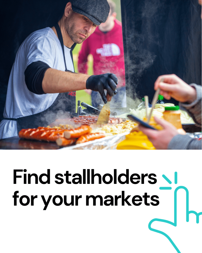 Information for Market Organisers - Find stallholders for your markets