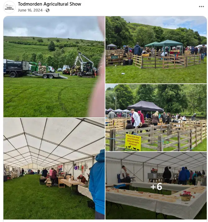 Todmorden Agricultural Show Craft Marquee