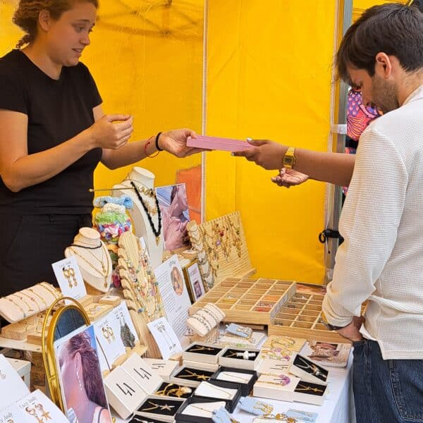 Traders at a market - TAP Greenwich Artisanal Marketplace - Old Naval College Grounds