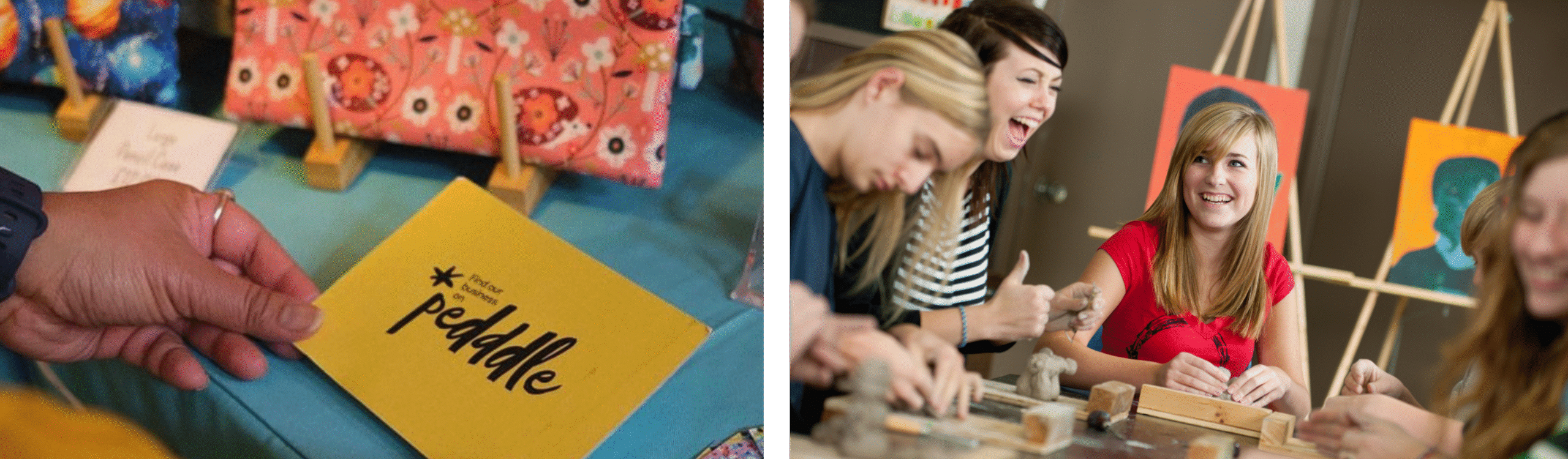 Sign up page images - community image - pedddle