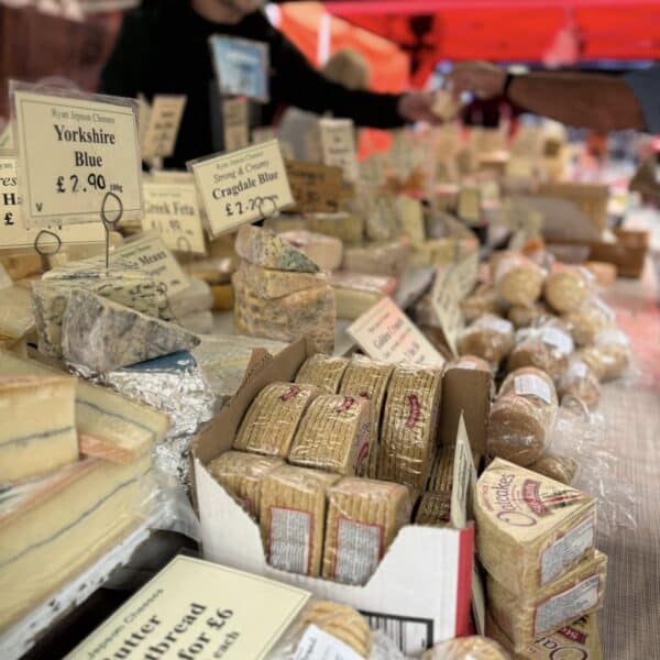 Artisan Cheese at the Humber Bridge Market. Little Hummingbird Events