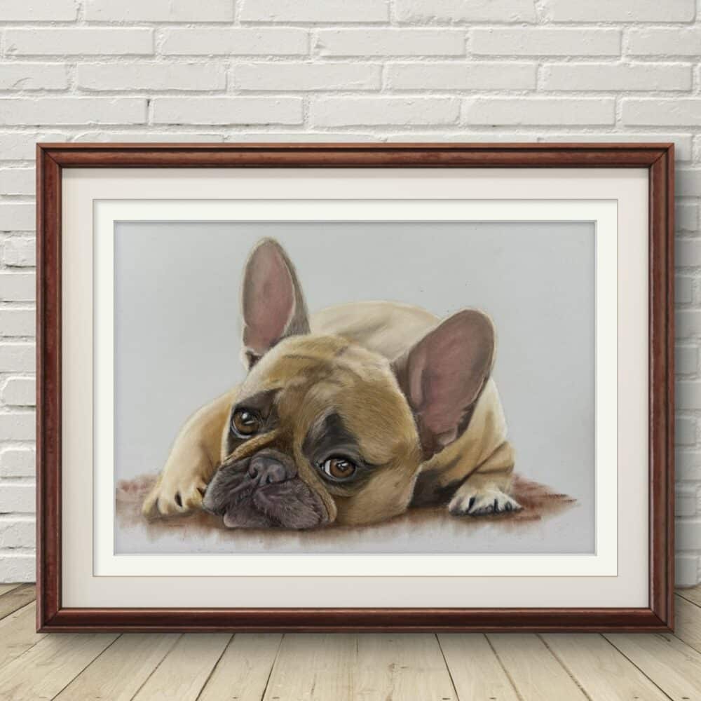 Waiting , but for what? Photo Realistic animal portraits by Nadine Carey Art