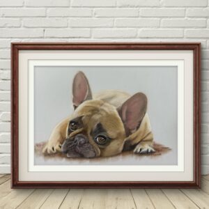 Waiting , but for what? Photo Realistic animal portraits by Nadine Carey Art