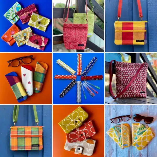 Cloggles Design Products: Credit Card Wallets, Crossbody Bags, Glasses Cases, Pencil Cases, Wallets