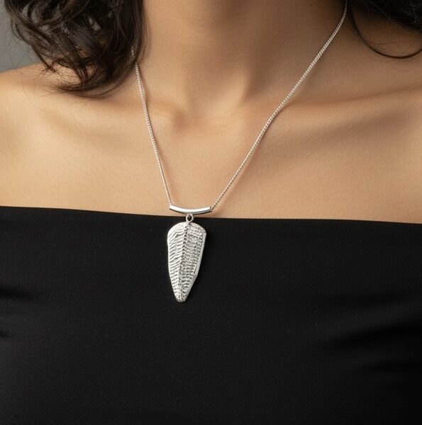Cuttlefish textured pendant