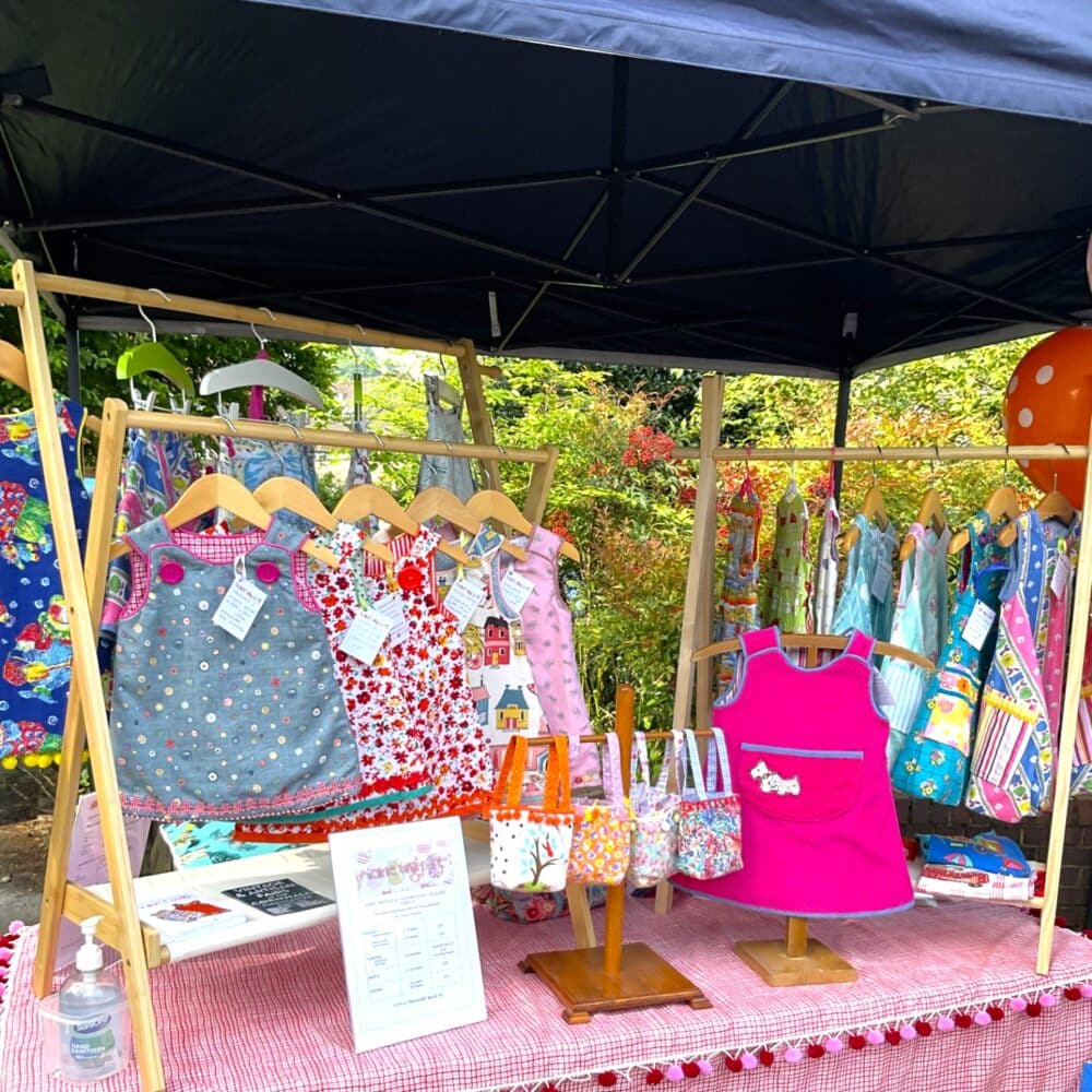 Pickle and Dot at market