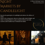 night markets by candlelight, gateshead, st marys heritage centre, market event