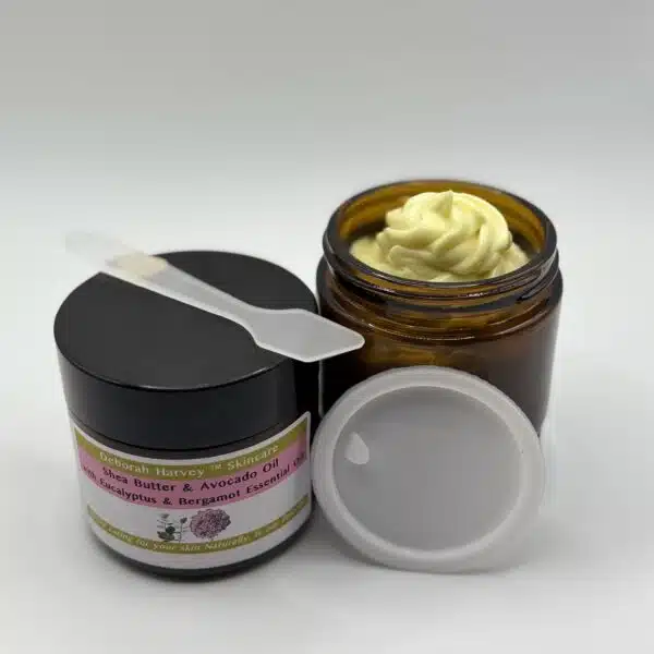 Bergamot and Eucalyptus Essential Oil Body Butter, with Shea Butter and Avocado Oil - Deborah Harvey Skincare