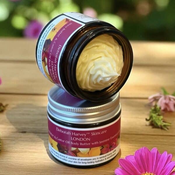 With Shea Butter and Castor Oil