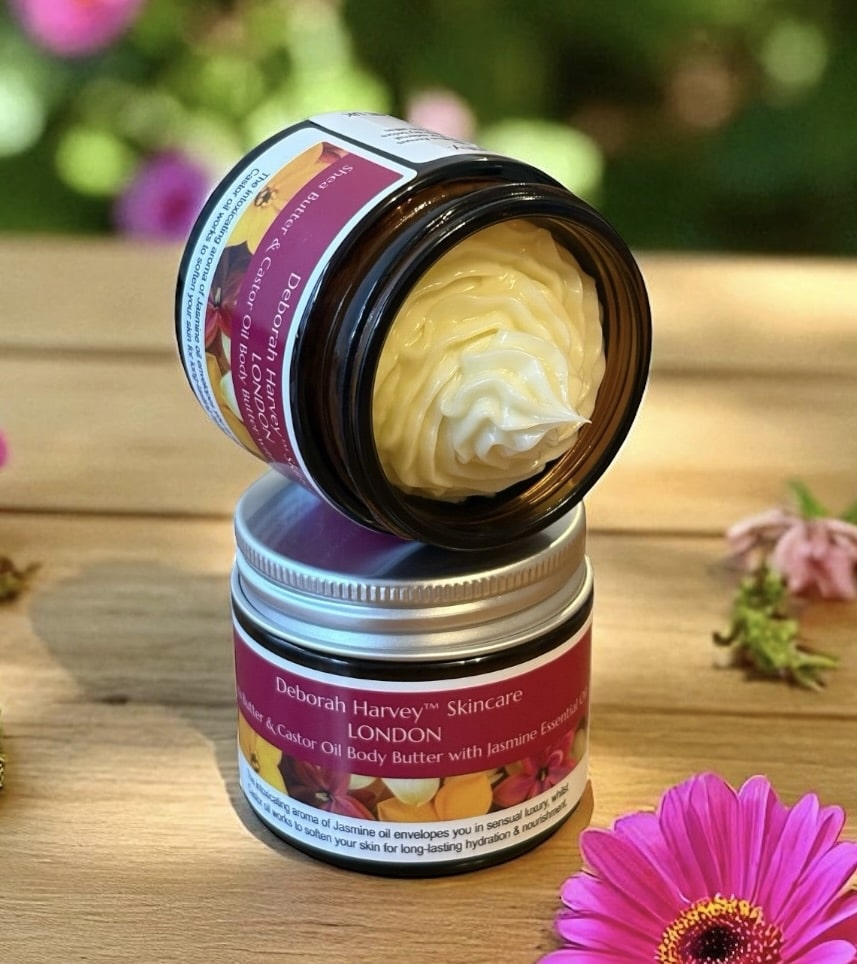 With Shea Butter and Castor Oil