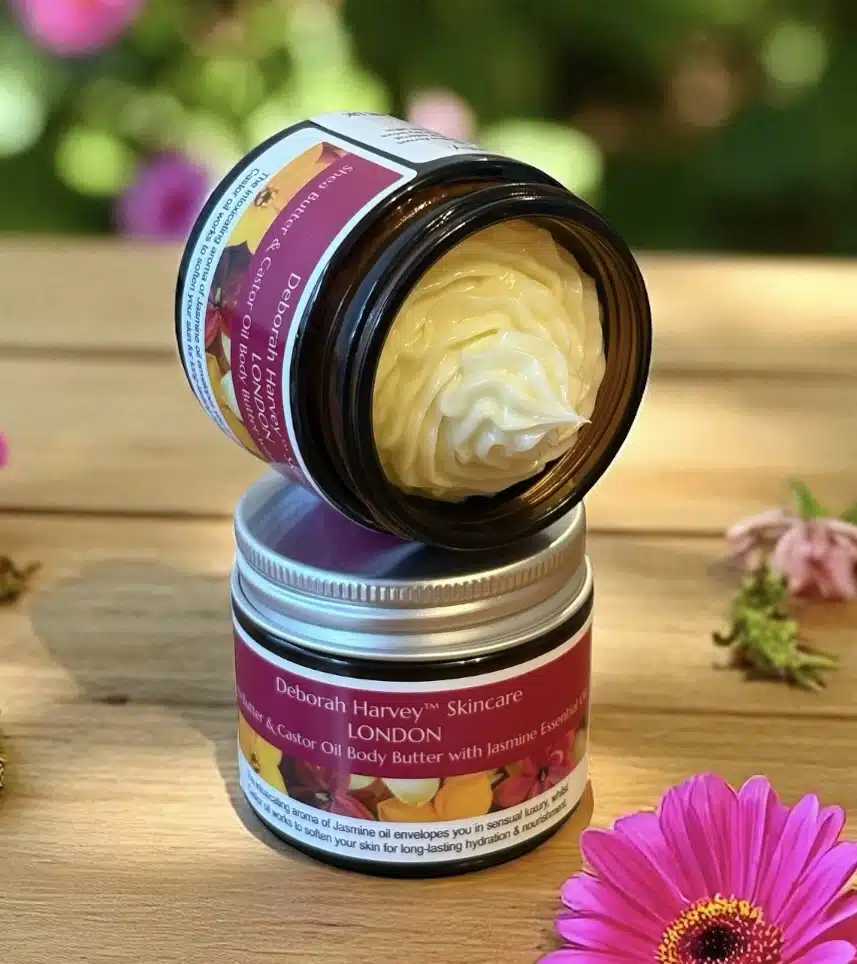With Shea Butter and Castor Oil