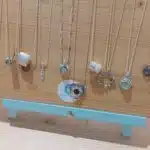Handmade water inspired fine silver necklaces