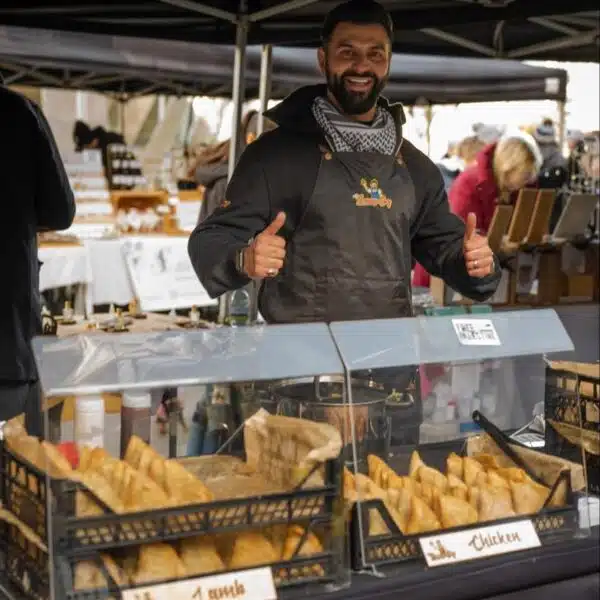 Eccles Artisan Market with Independent Street