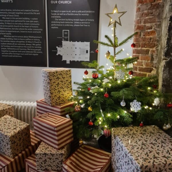 Christmas market at st marys church walthamstow village