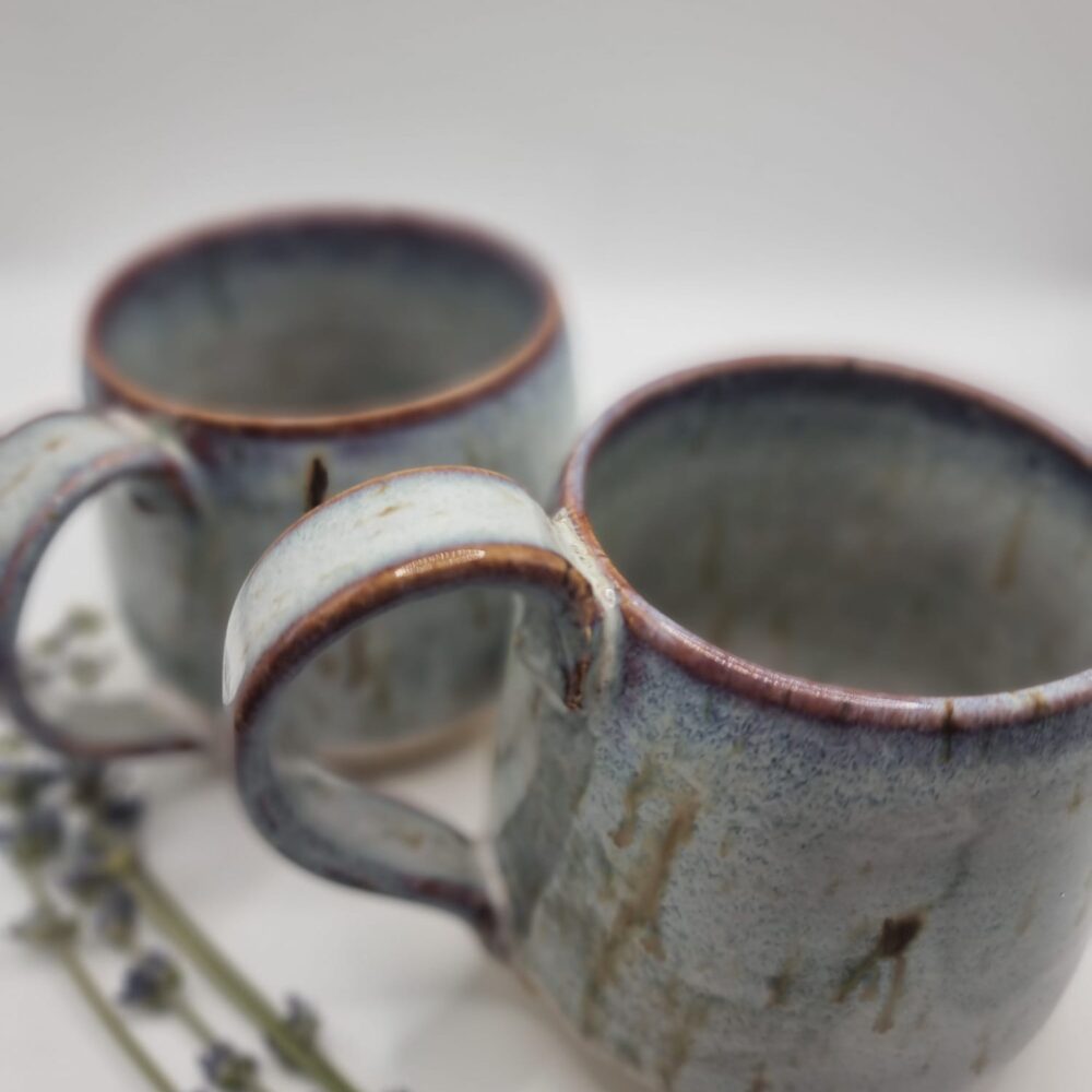 CB Pottery Artisan Cloudberry Mugs