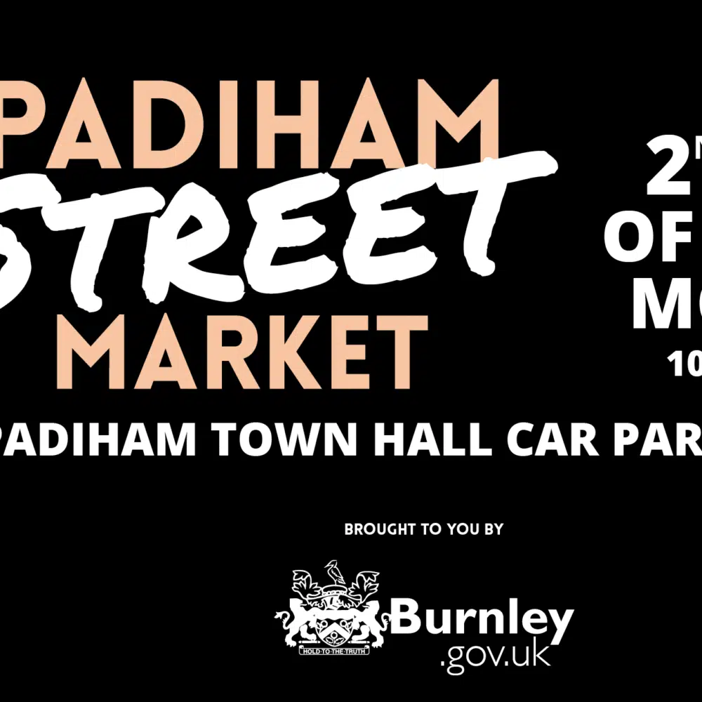 Padiham Street Market – 2nd Saturday of every month
