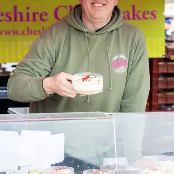 cheesecakes at Southport Artisan Market