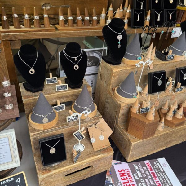 Jewellery stall at St Helens Artisan Market