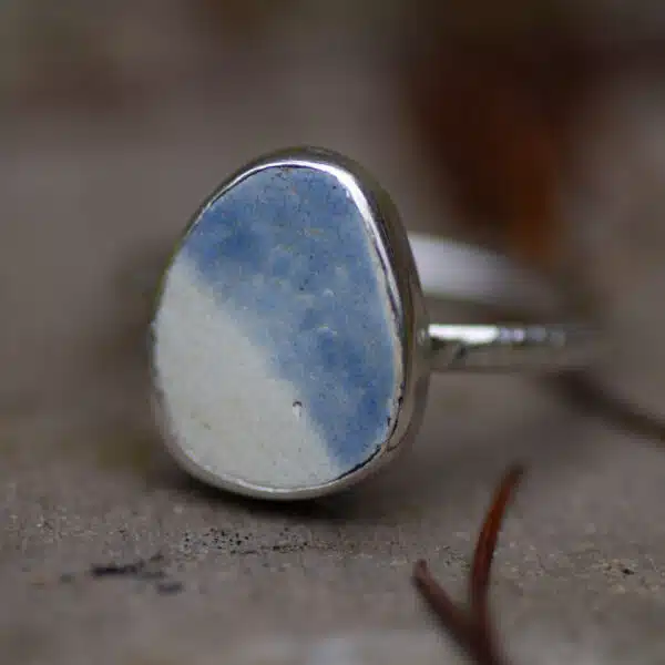 Two Tone Pottery Ring by Ebb & Evergreen